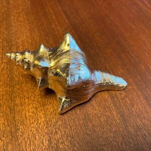 Scully & Scully silver dipped whelk shell